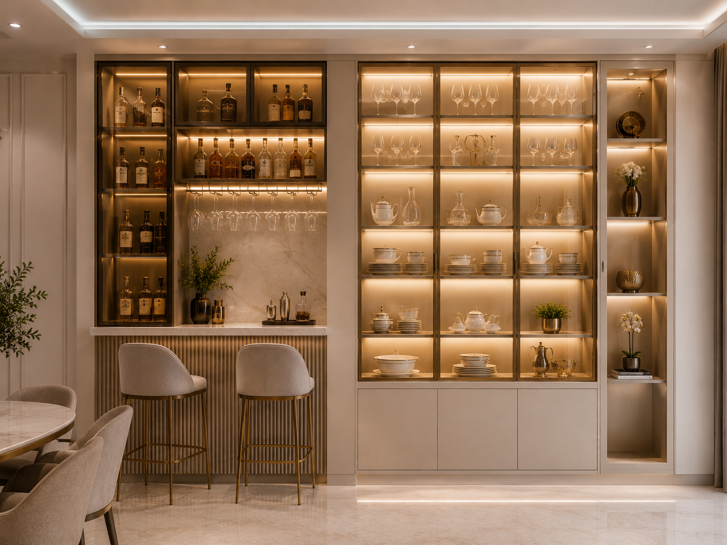 Bar & Crockery Units
